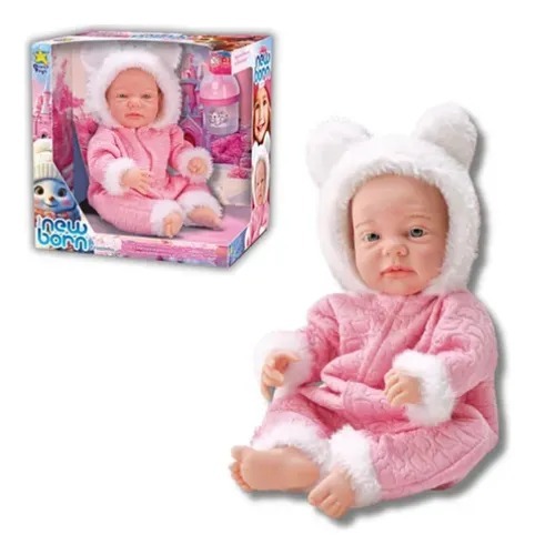 BONECA NEW BORN FRIO C/ACESSORIOS